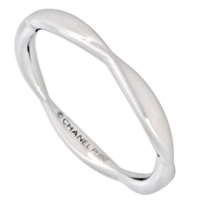 CHANEL Camellia Ring, Size 9.5, Pt950, Platinum, Marriage