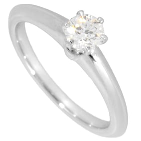 Tiffany & Co. Solitaire Ring Diamond 0.23ct Size 6 Pt950