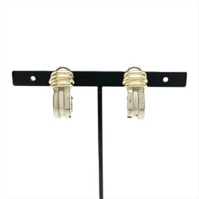 Tiffany & Co. Groupe 3-row earrings SV925 K18YG