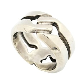 Gucci Infinity Knot Ring, Size 11, SV925 Silver