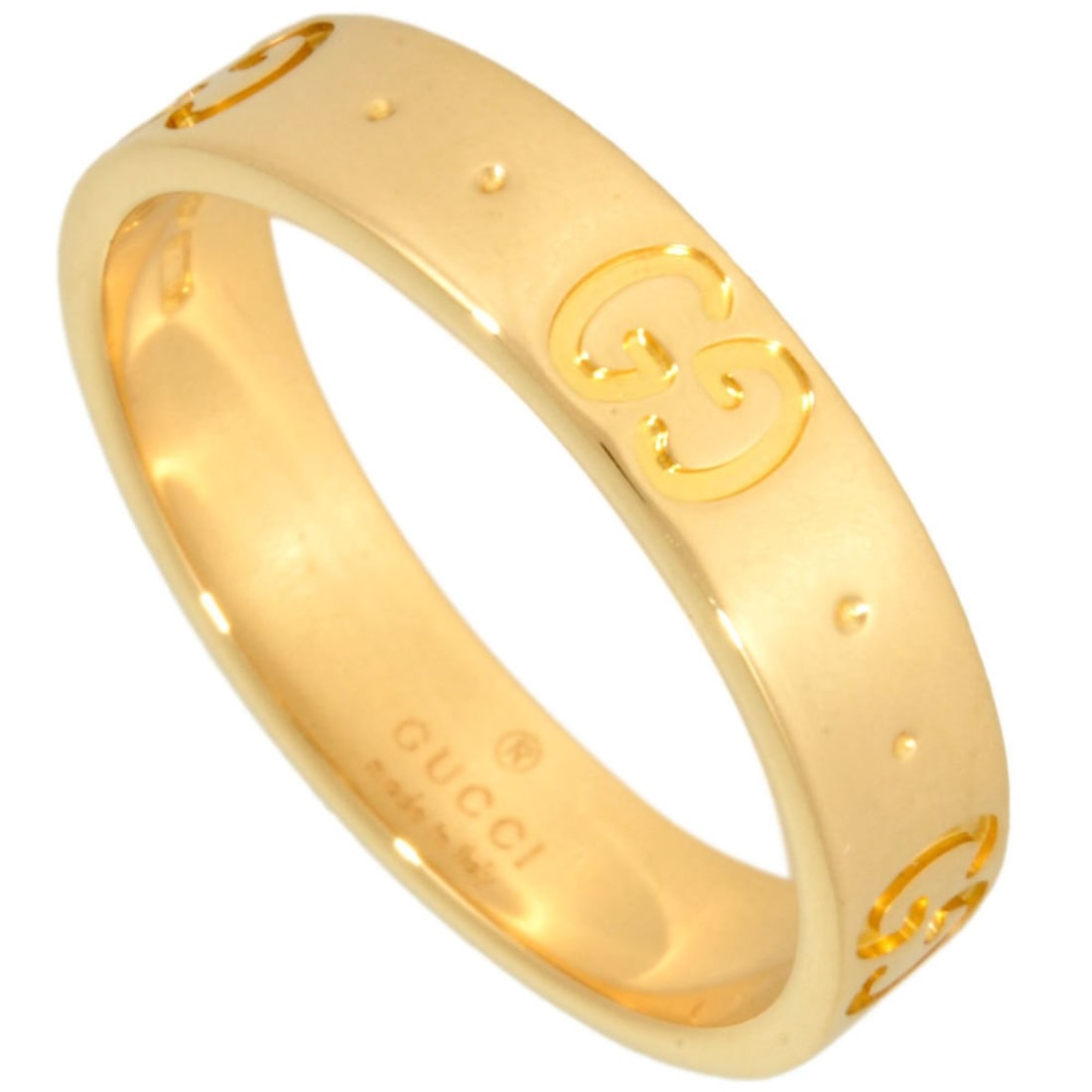 Gucci Icon Ring, size 9, K18YG (1 of 7)