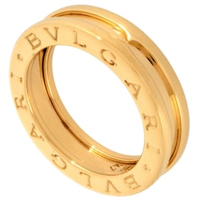 BVLGARI B-zero1 1 band ring #47 K18YG Yellow gold 6.0g XS Ladies