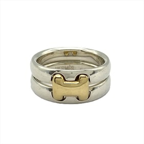 Hermes Olympe #52 Ring K18YG SV925
