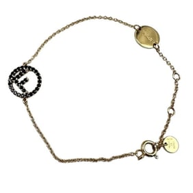 FENDI F is Fendi bracelet with rhinestones