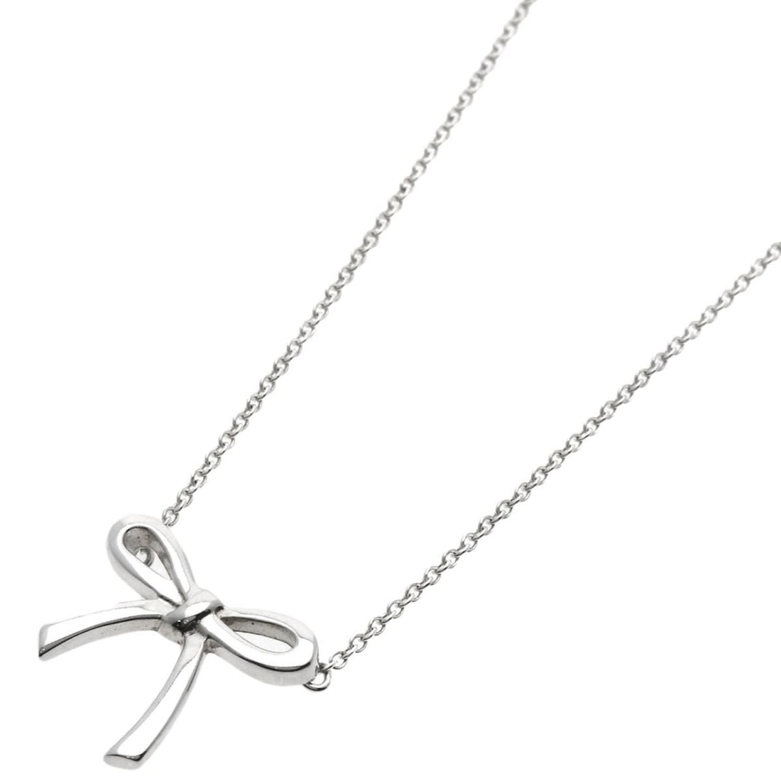 Tiffany bow ribbon necklace silver for women TIFFANY&Co. (1 of 6)