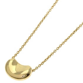 Tiffany Bean Necklace 18K Yellow Gold Women's TIFFANY&Co.