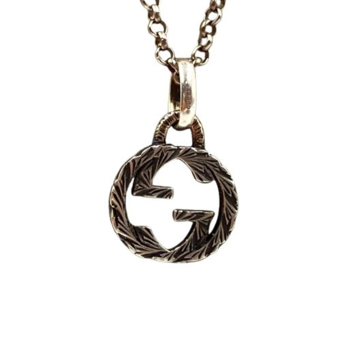 GUCCI Gucci Interlocking G Necklace Ag925 (1 of 6)