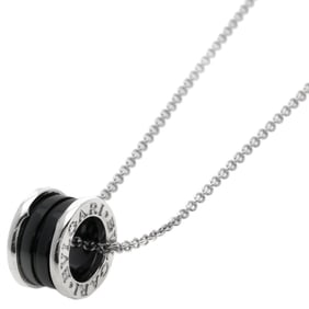 BVLGARI B-zero1 Save the Children Necklace Silver Ceramic Women's