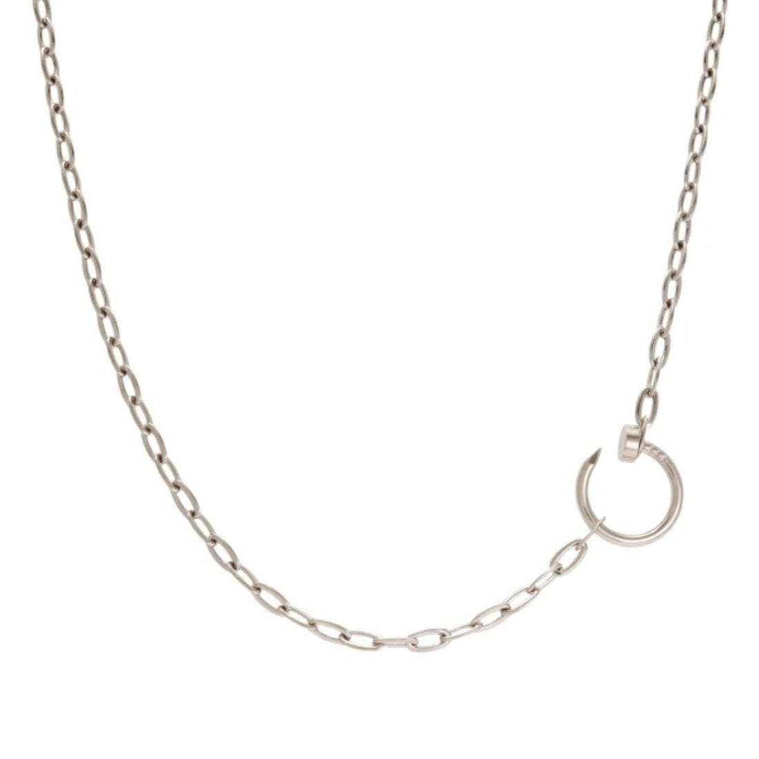 Cartier Juste un Clou 18K white gold necklace (1 of 6)