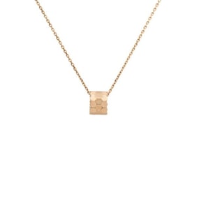 Chaumet Bede Honeycomb Small Model 18K Pink Gold Necklace