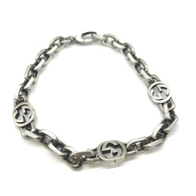 Gucci Interlocking G Bracelet SV925 Silver GUCCI