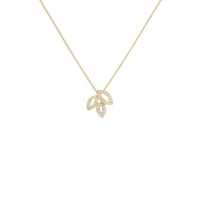 Harry Winston Lily Cluster Mini 18K Yellow Gold Necklace