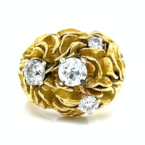 18K Yellow Gold 1.55 Ct. Diamond Ring