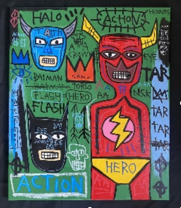 Jean-Michel Basquiat - FLASH (1 of 2)