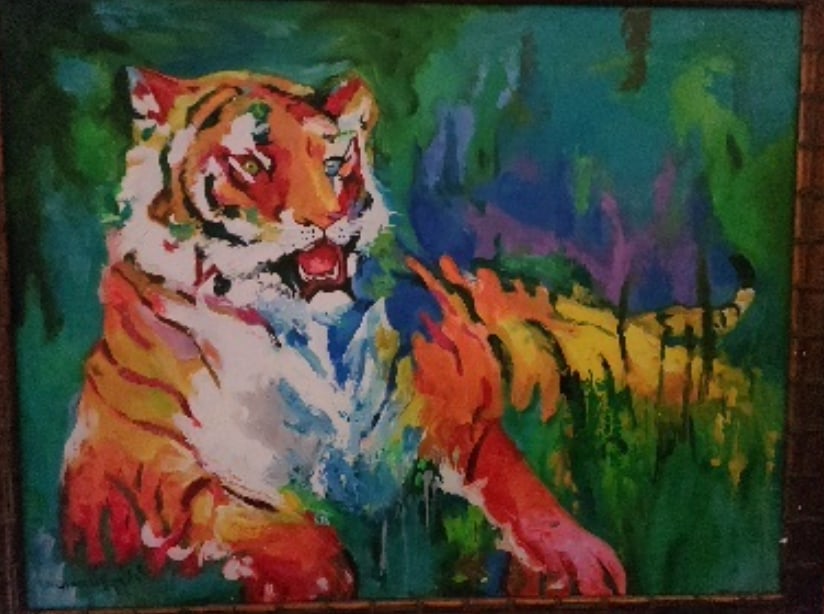 Leroy Neiman â€“ Resting Tiger (1 of 1)
