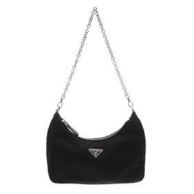 PRADA Re-Edition 2005 Re-Nylon Bag Black 1BH204 Women's Nylon Shoulder