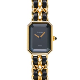 Chanel Premiere L size H0001 Black Ladies Watch Quartz