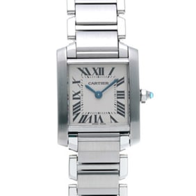 Cartier Tank Francaise SM W51008Q3 Silver Ladies Watch Quartz