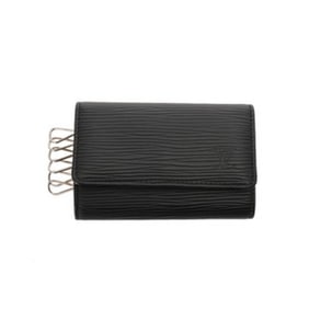 LOUIS VUITTON Louis Vuitton Epi 6-Key Case Noir M63812 Unisex Leather Key
