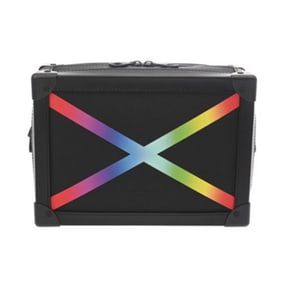 LOUIS VUITTON Taiga Rainbow Soft Trunk Noir/Rainbow M30341 Men's Leather Shoulder Bag Unused