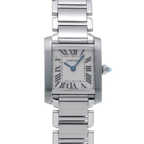 Cartier Tank Francaise SM W51008Q3 Silver Ladies Watch Quartz