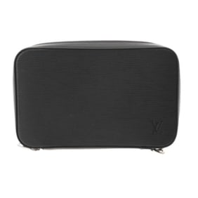 LOUIS VUITTON Louis Vuitton Epi Dandy Wallet Noir M64000 Men's Leather Long