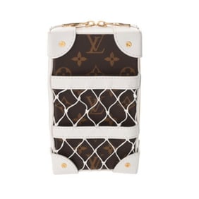 LOUIS VUITTON Louis Vuitton Monogram Soft Trunk Phone Box NBA Collaboration White M80102 Men's