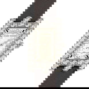 Harry Winston Avenue Classic WG D AVEQHM21WW283 Watch Quartz: Category: SizeCase Diameter: 21mm / 0.83''Category: DesignType: WristwatchGender: WomenColor (Dial): SilverMaterial (Case): White goldCategory: GeneralBrand: Harry WinstonCategory: MovementMovement: Q