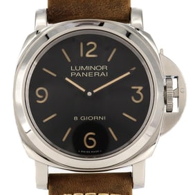 Panerai Luminor Base 8DAYS Acciaio PAM00914 SS Watch Manual Winding