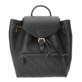 LOUIS VUITTON Louis Vuitton Monogram Empreinte Montsouris PM Noir M45205 Women's Leather