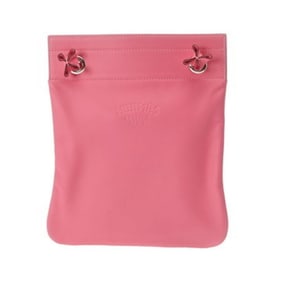 HERMES Sac Aline Mini Rose Azalee C Stamp (around 2018) Women's Swift Leather Shoulder Bag