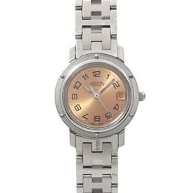 Hermes HERMES Clipper CL4 210 Ladies Watch Date Pink Quartz