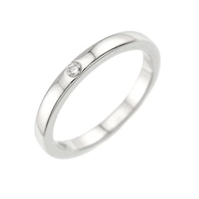Cartier Ballerina #46 Ring Width 2.1mm 1P Diamond Pt Platinum