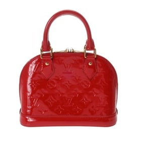 LOUIS VUITTON Louis Vuitton Monogram Vernis Alma BB 2WAY Pomme d'Amour M90174 Women's Handbag
