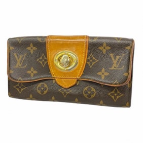 Louis Vuitton Long Wallet Monogram Portefeuille Boetie M63220 Brown Women's P593304