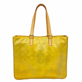 Louis Vuitton Tote Bag Vernis Columbus M91028 Green Ladies