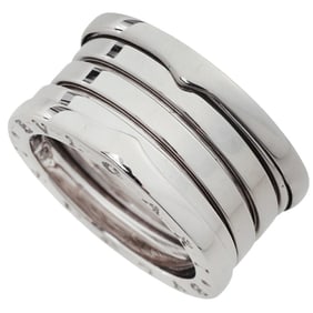 Like new Bulgari BVLGARI B-ZERO1 ring, approx. 10.7g, 4-band K18WG white gold #50, size 9