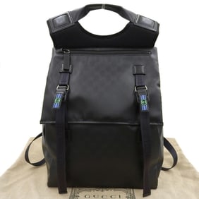Like new GUCCI Interlocking G Crystal GG Backpack 779812 498879 Rucksack Black
