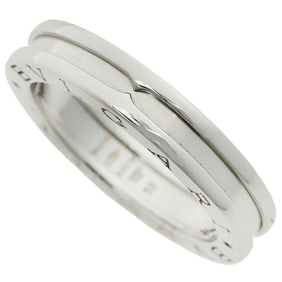 Like new Bulgari BVLGARI B-ZERO1 ring, approx. 6.9g, 1 band K18WG white gold #59, size 18.5