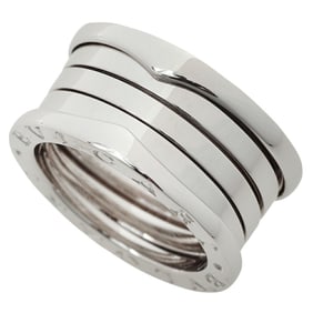 Like new Bulgari BVLGARI B-ZERO1 ring, approx. 9.2g, 4-band K18WG white gold #50, size 9.5