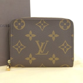 Like new Louis Vuitton LOUIS VUITTON Monogram Zippy Coin Purse M60067 Round