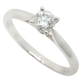 Like new Cartier solitaire ring, platinum Pt950, diamond 0.28ct (E-VS1-VG), 1P