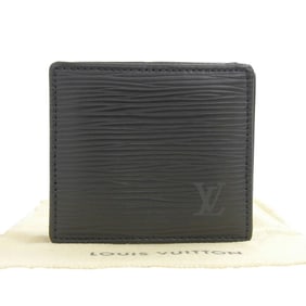Like new Louis Vuitton Epi Portemonnay Boite M63692 coin case Noir