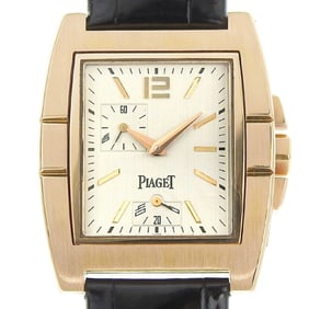 Like new Piaget Upstream Men's Automatic Watch with Power Reserve and Silver Dial
