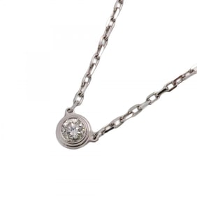 Cartier Necklace Amour SM 1PD 18KWG White Gold Diamond Ladies