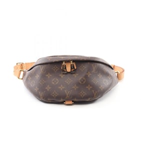 Louis Vuitton LOUIS VUITTON Bum Bag Waist Body Coated Canvas Leather Monogram Men's Women's Brown