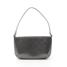 Louis Vuitton LOUIS VUITTON Fowler Monogram Matte Noir Handbag Leather Women's Black M55142