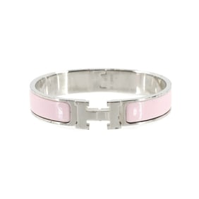 Hermes Clic Clac PM Bangle Pink Silver