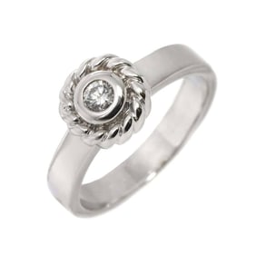 CHANEL #50 Ring Diamond K18WG White Gold 750 Twist
