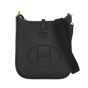 Hermes Evelyne TPM Amazon Shoulder Bag Taurillon Clemence Black B Stamp